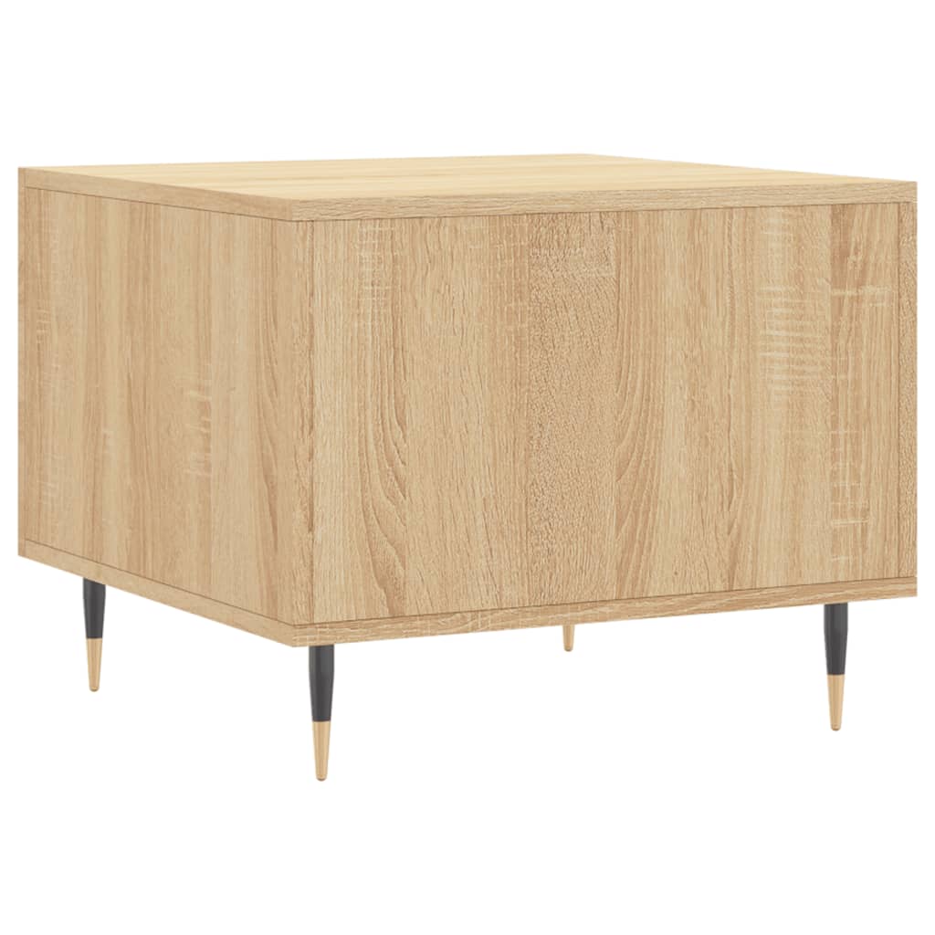 Mesa de centro 50x50x40 cm derivados de madeira carvalho sonoma - Image 7
