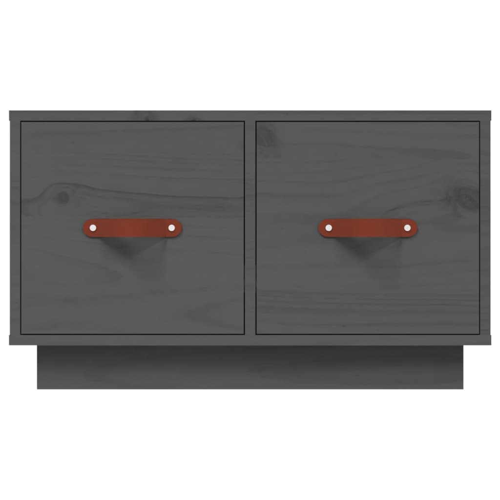 Mesa de centro 60x53x35 cm pinho maciço cinza - Image 5