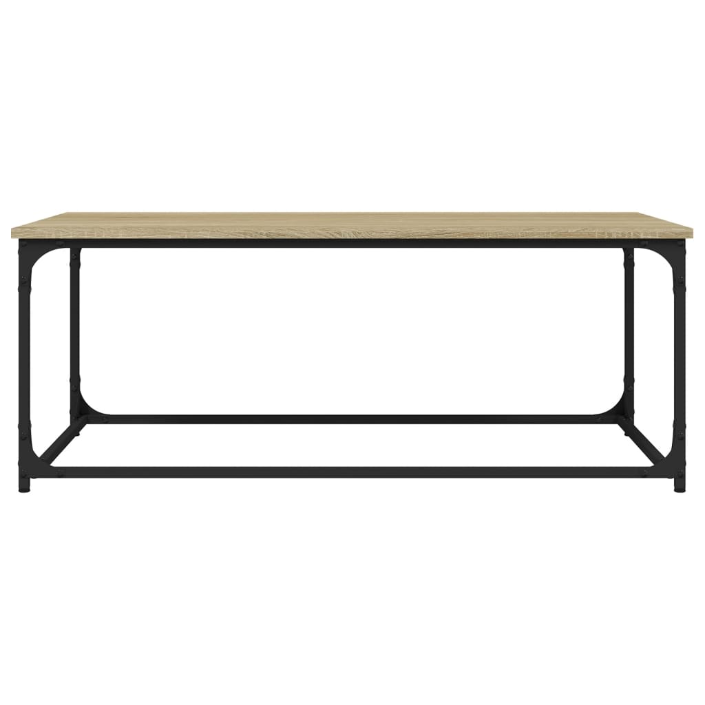 Mesa de centro 102x50x40cm deriv. madeira/ferro carvalho sonoma - Image 5