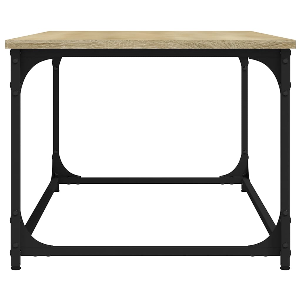 Mesa de centro 102x50x40cm deriv. madeira/ferro carvalho sonoma - Image 6