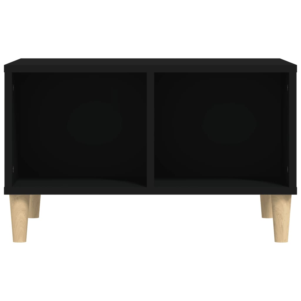 Mesa de centro 60x50x36,5 cm derivados de madeira preto - Image 4