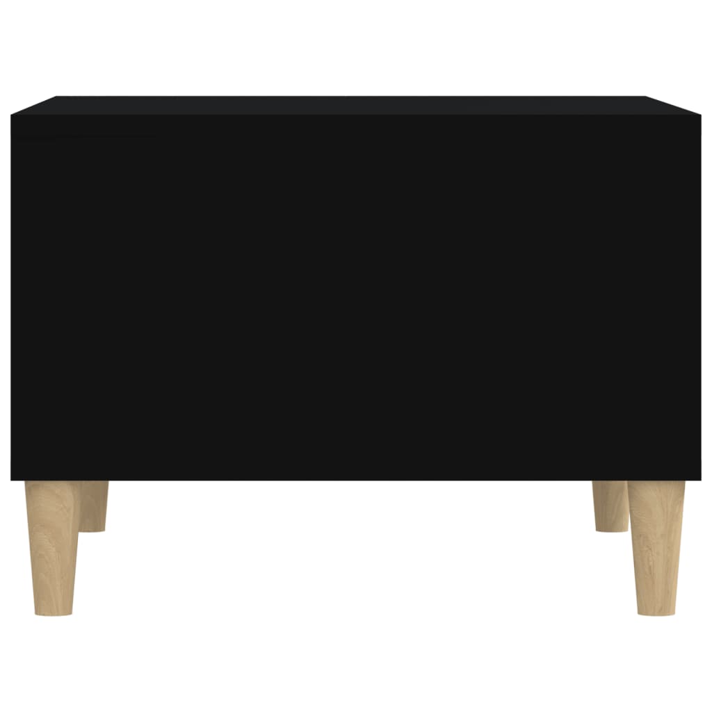 Mesa de centro 60x50x36,5 cm derivados de madeira preto - Image 5