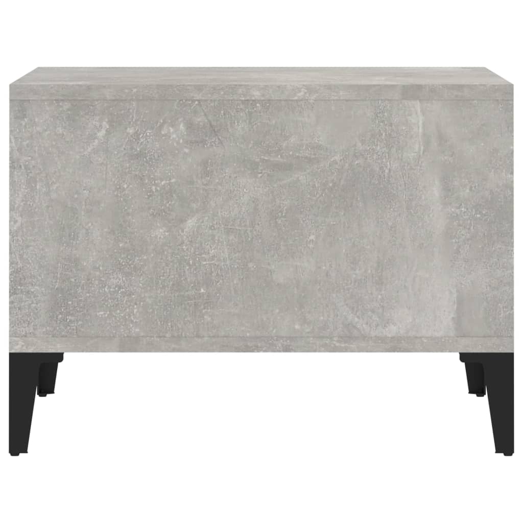 Mesa de centro 60x50x36,5 cm derivados de madeira cinza cimento - Image 5