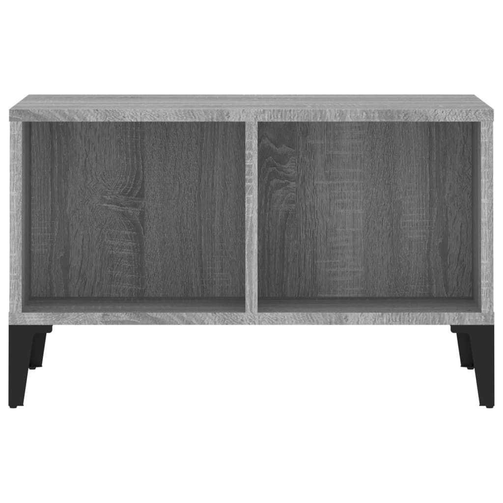 Mesa de centro 60x50x36,5 cm derivados de madeira cinza sonoma - Image 4