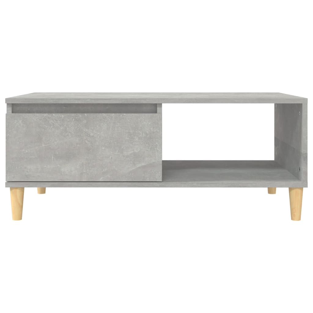 Mesa de centro 90x50x36,5 cm derivados madeira cinzento cimento - Image 4