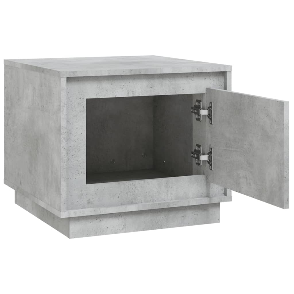 Mesa de centro 51x50x44 cm derivados de madeira cinza cimento - Image 5