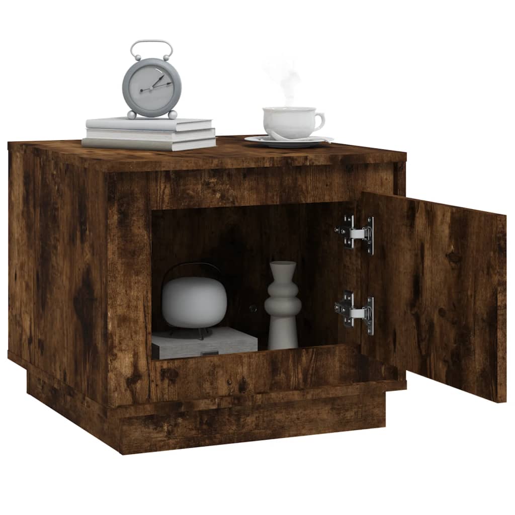 Mesa de centro 51x50x44 cm derivados madeira carvalho fumado - Image 3