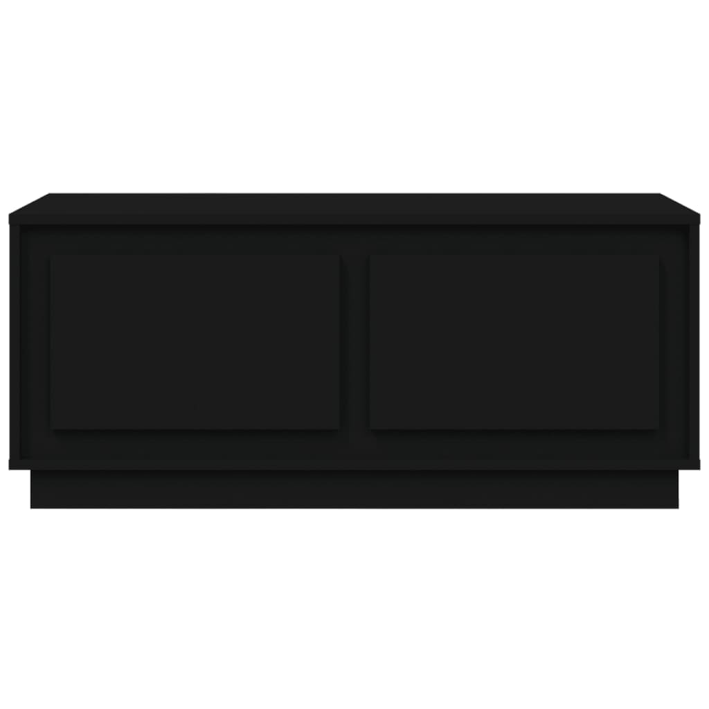Mesa de centro 102x50x44 cm derivados de madeira preto - Image 5