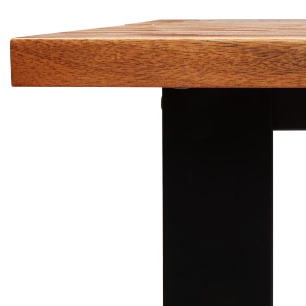 3 pcs conjunto de jantar c/ bordas vivas acácia maciça - Image 7