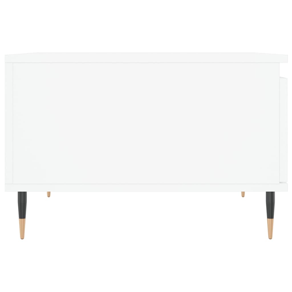 Mesa de centro 55x55x36,5 cm derivados de madeira branco - Image 6