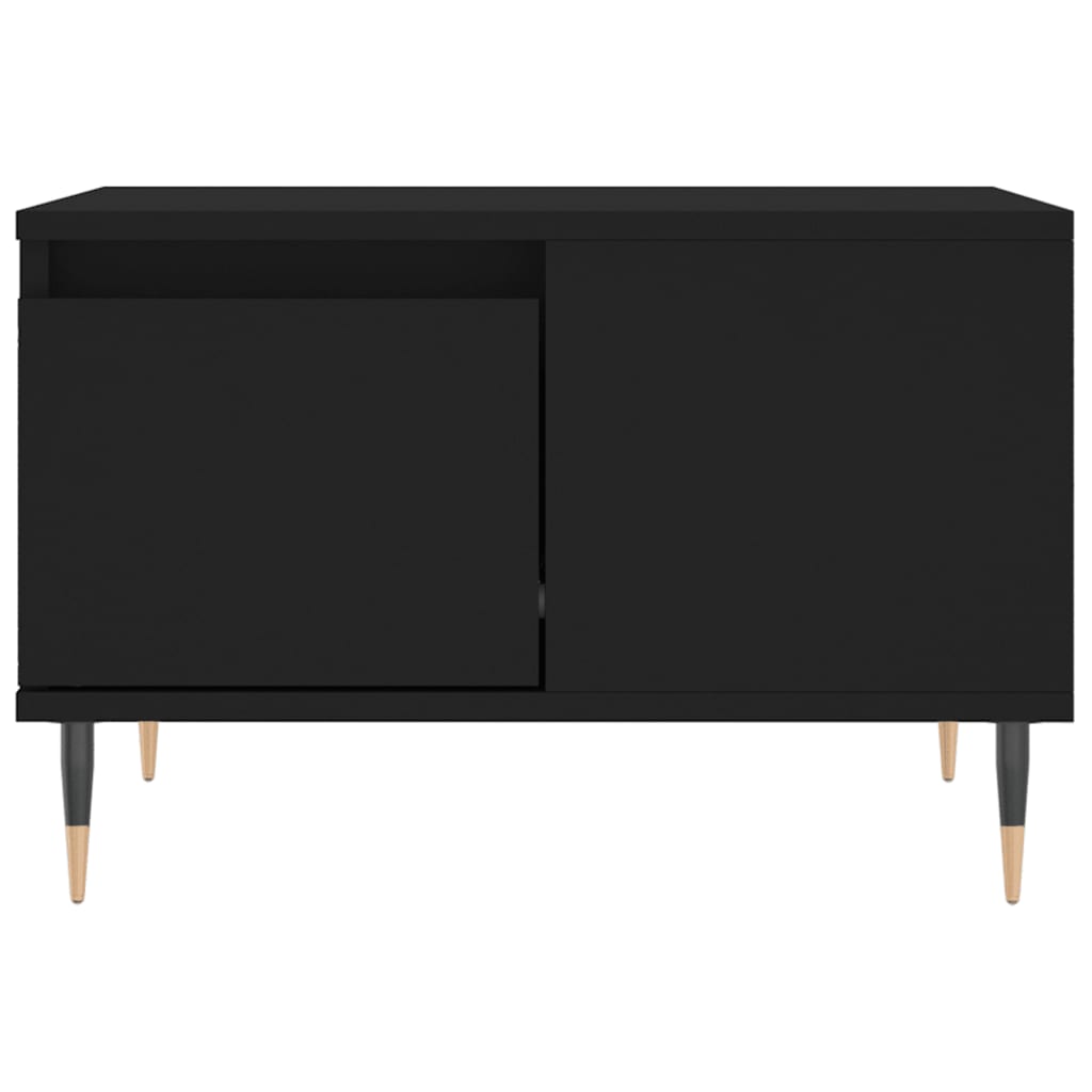 Mesa de centro 55x55x36,5 cm derivados de madeira preto - Image 4