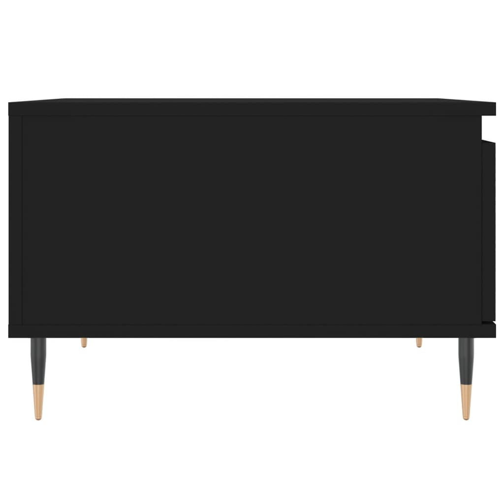 Mesa de centro 55x55x36,5 cm derivados de madeira preto - Image 6