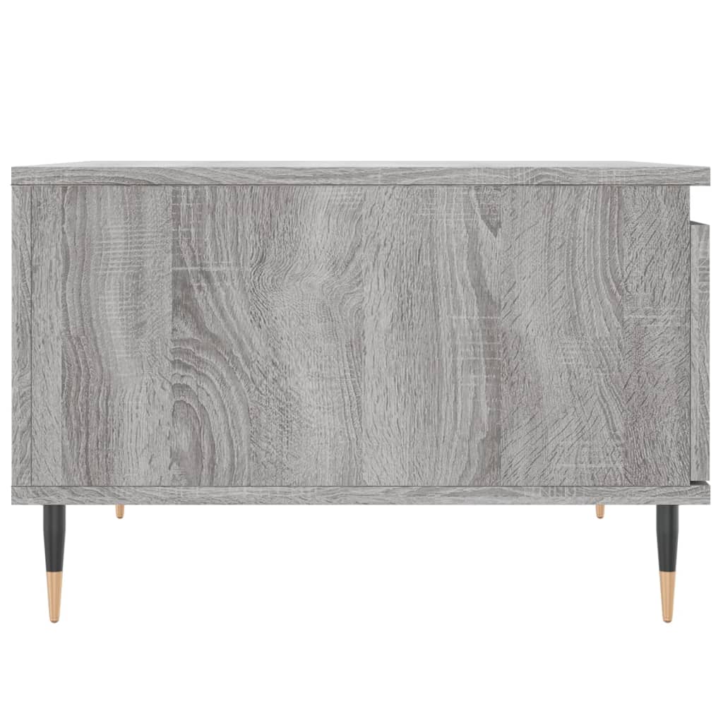 Mesa de centro 55x55x36,5 cm derivados de madeira cinza sonoma - Image 6