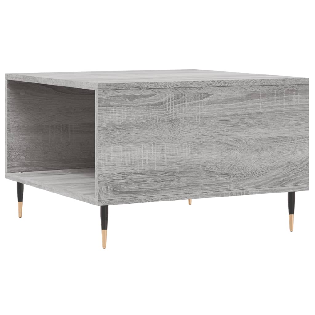 Mesa de centro 55x55x36,5 cm derivados de madeira cinza sonoma - Image 7