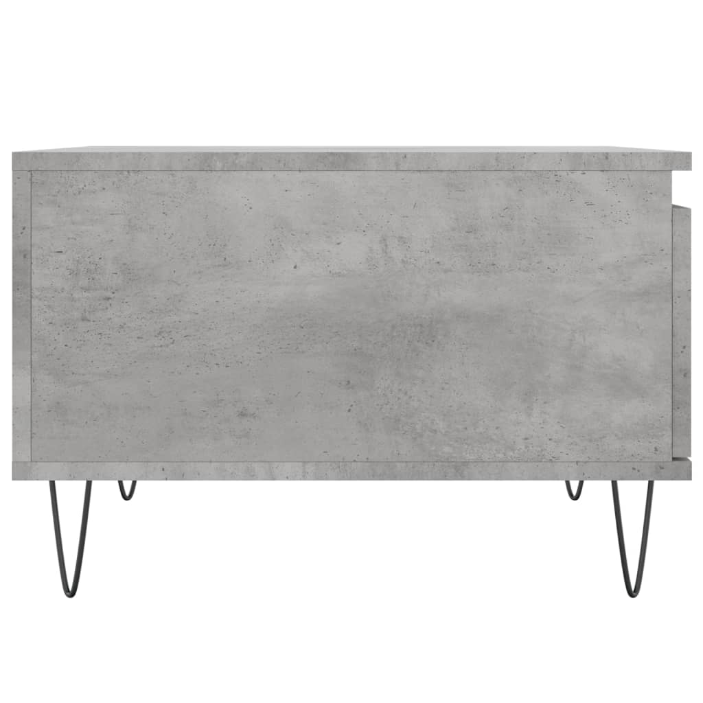 Mesa de centro 55x55x36,5 cm derivados madeira cinzento cimento - Image 6