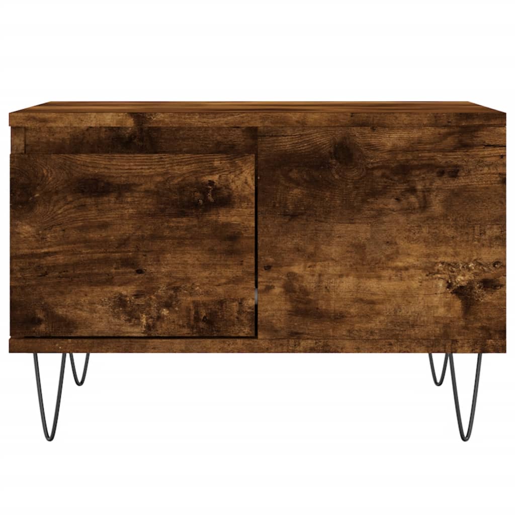 Mesa de centro 55x55x36,5 cm derivados madeira carvalho fumado - Image 4