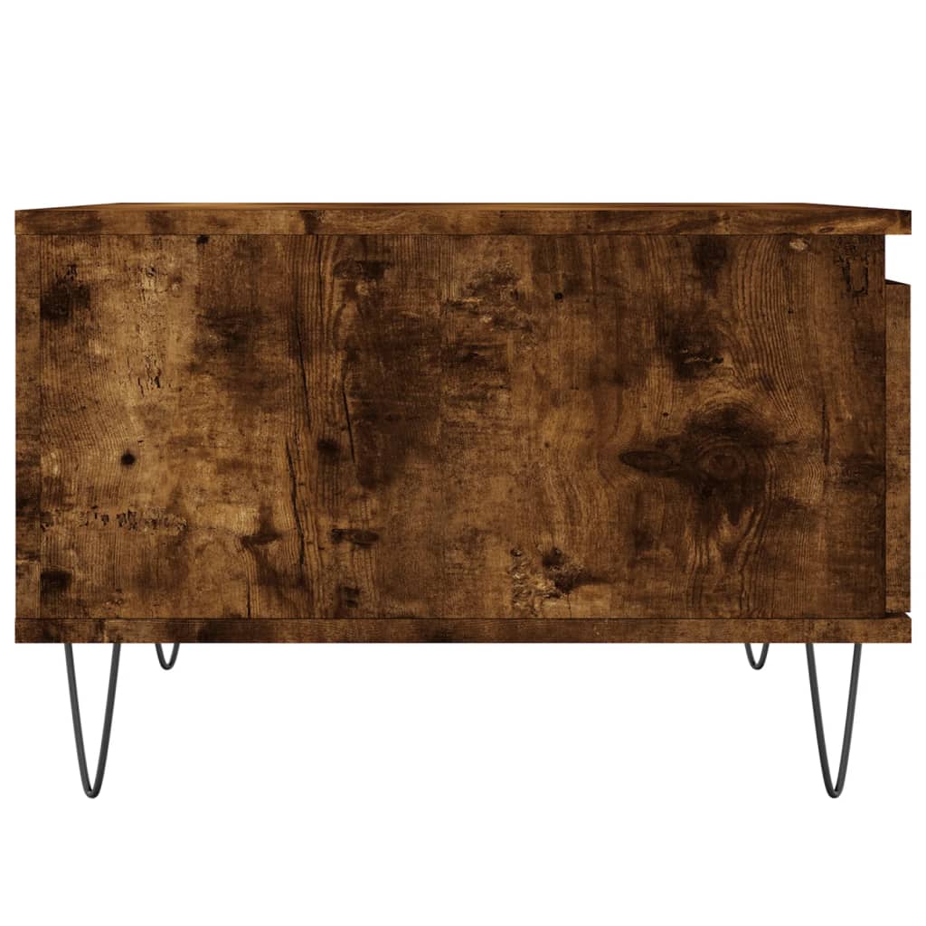 Mesa de centro 55x55x36,5 cm derivados madeira carvalho fumado - Image 6
