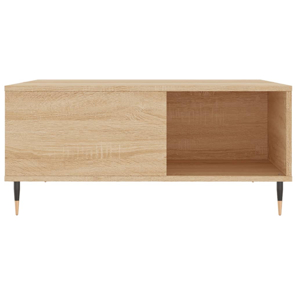 Mesa de centro 80x80x36,5 cm derivados madeira carvalho sonoma - Image 3