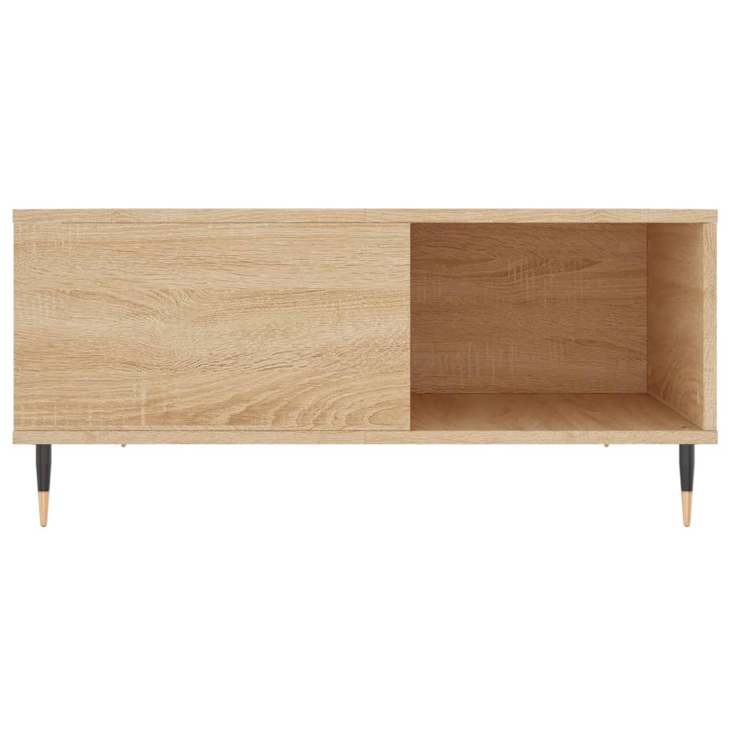 Mesa de centro 80x80x36,5 cm derivados madeira carvalho sonoma - Image 4