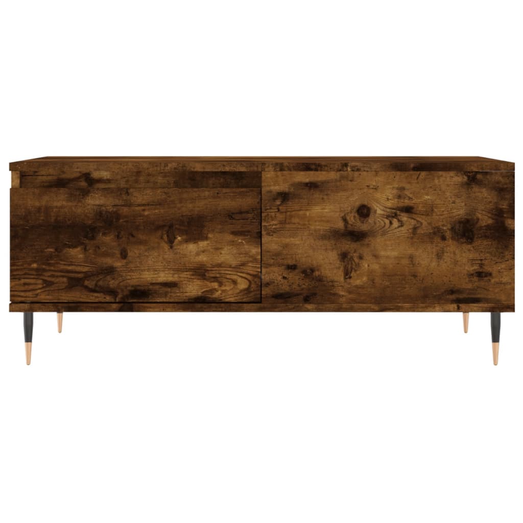 Mesa de centro 90x50x36,5 cm derivados madeira carvalho fumado - Image 4