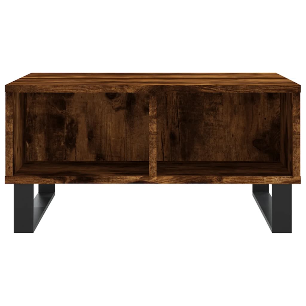 Mesa de centro 60x60x30 cm derivados de madeira carvalho fumado - Image 3