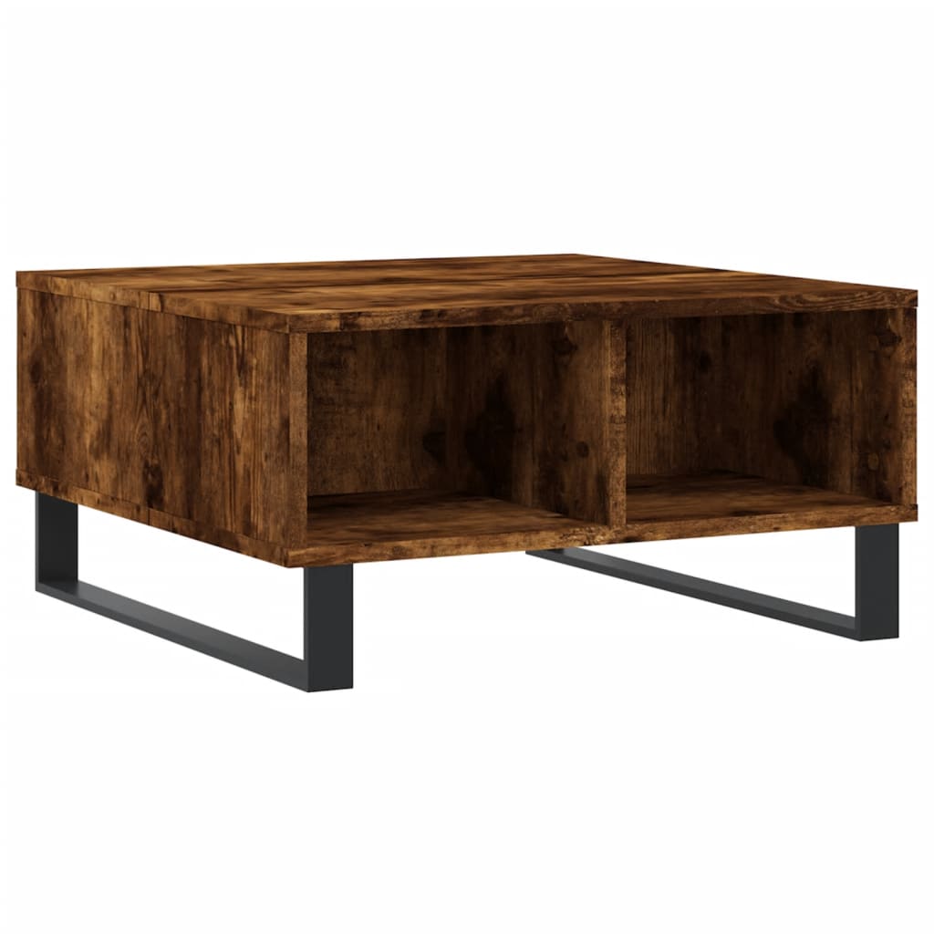 Mesa de centro 60x60x30 cm derivados de madeira carvalho fumado - Image 5