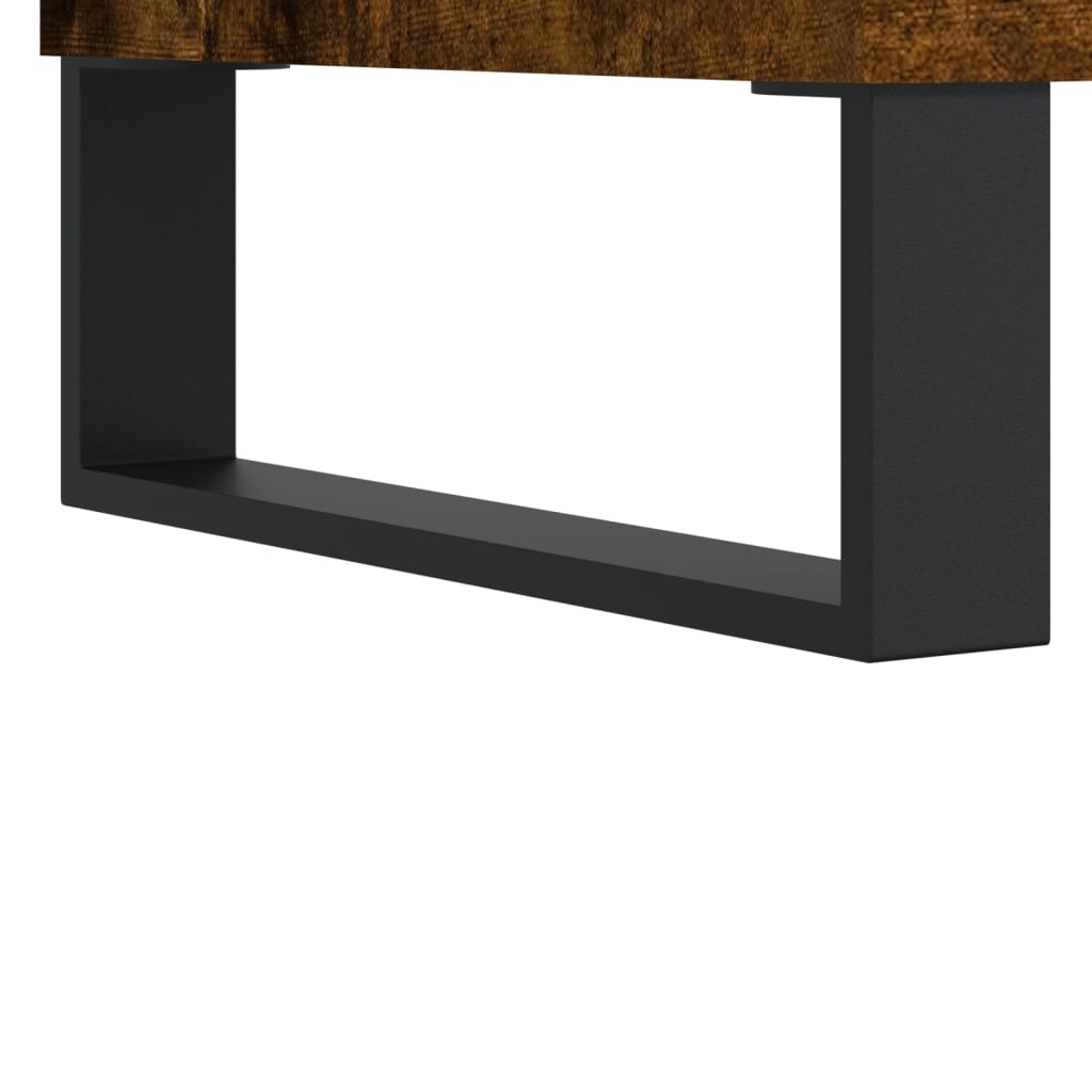 Mesa de centro 60x60x30 cm derivados de madeira carvalho fumado - Image 6