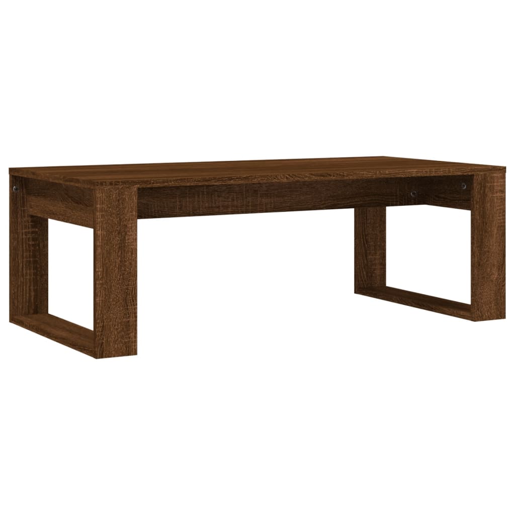 Mesa de centro 102x50x35 cm derivados madeira carvalho castanho - Image 5