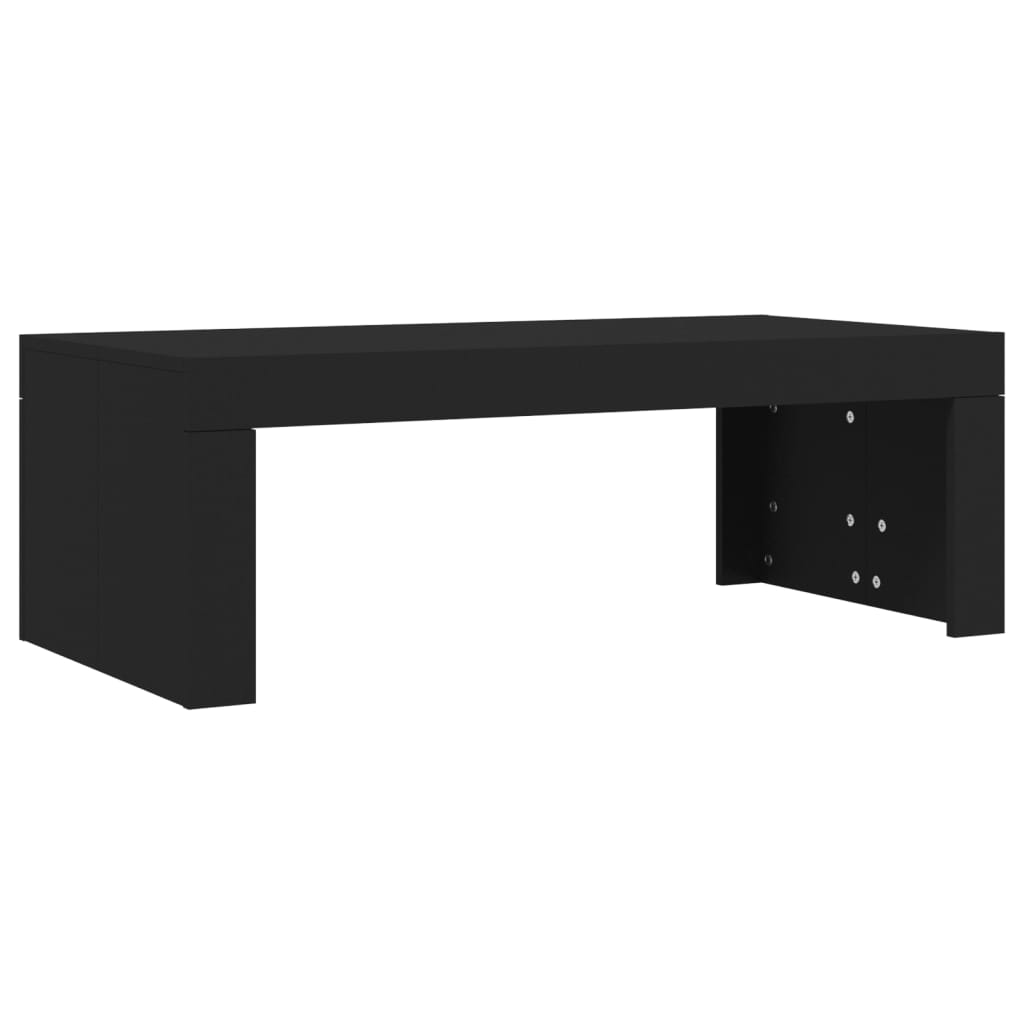 Mesa de centro 102x50x36 cm madeira processada preto - Image 5