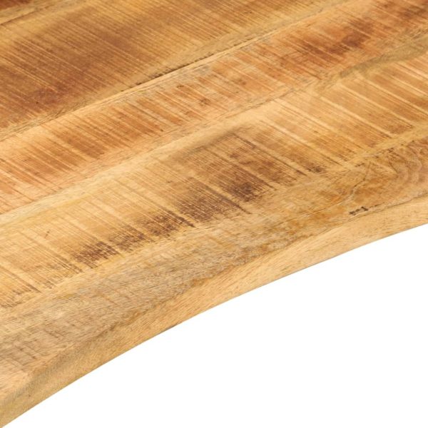 Tampo de mesa com curva 80x60x2,5 cm mangueira áspera maciça - Image 7