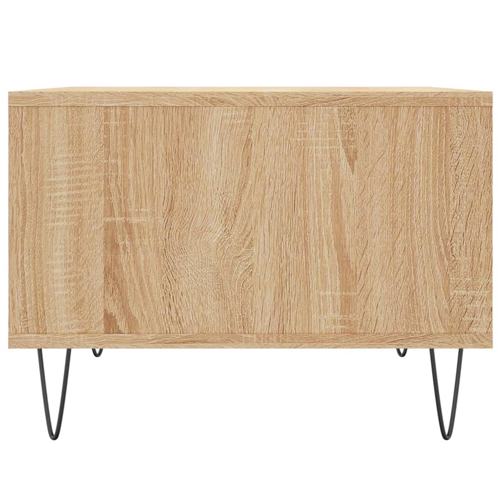Mesa de centro 60x50x36,5 cm derivados madeira carvalho sonoma - Image 4