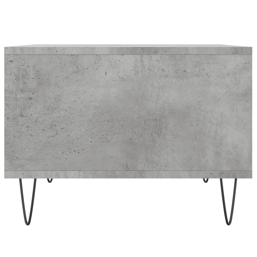 Mesa de centro 60x50x36,5 cm derivados de madeira cinza cimento - Image 4