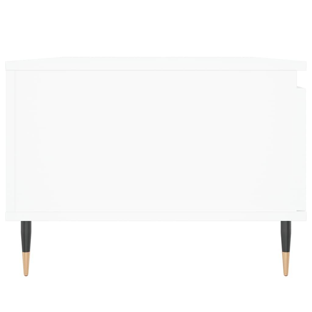 Mesa de centro 90x50x36,5 cm derivados de madeira branco - Image 6