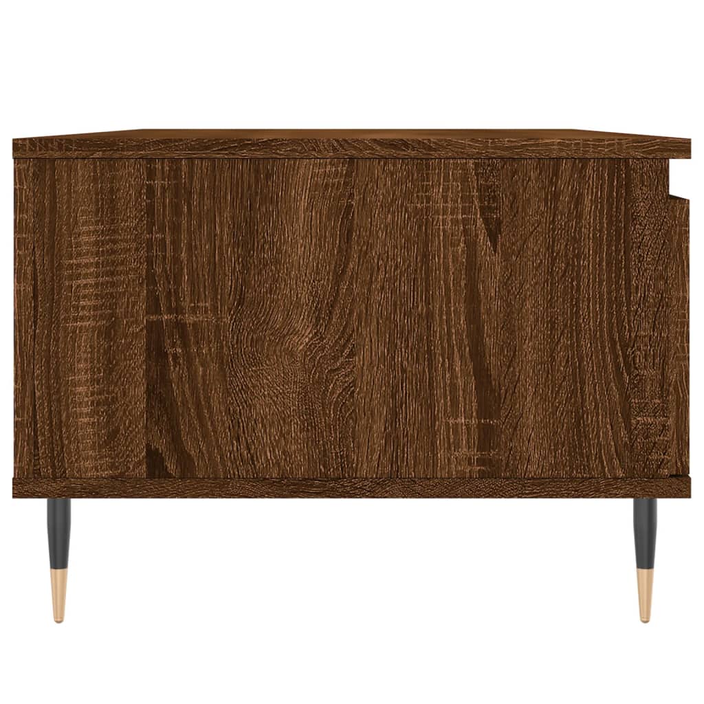 Mesa de centro 90x50x36,5cm derivados madeira carvalho castanho - Image 6