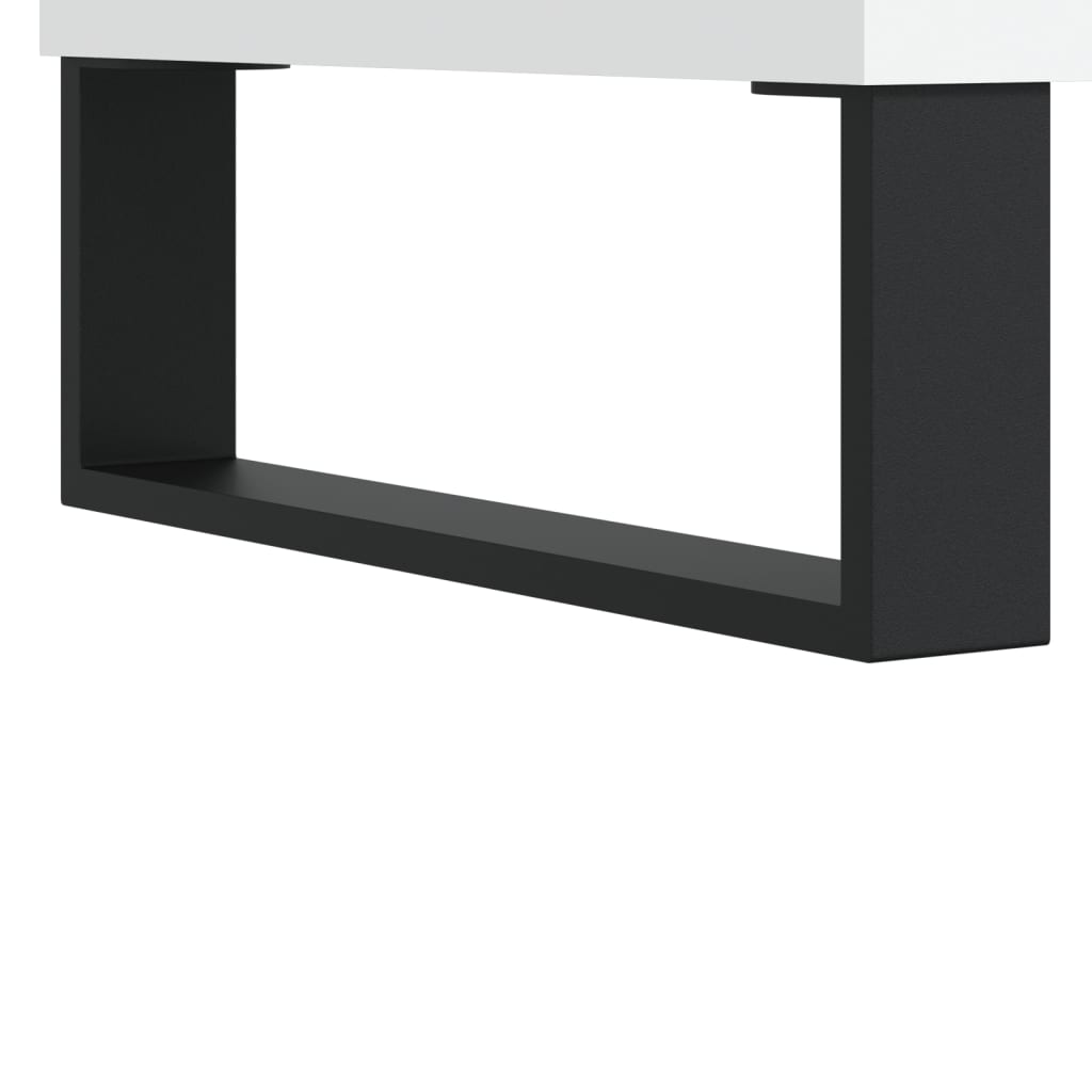 Mesa de centro 90x50x36,5 cm derivados de madeira branco - Image 8