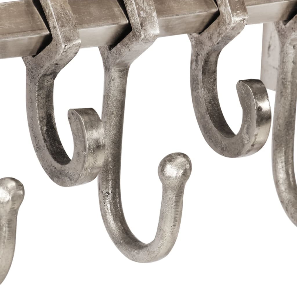 Suporte de parede para malas com ganchos alumínio - Image 4