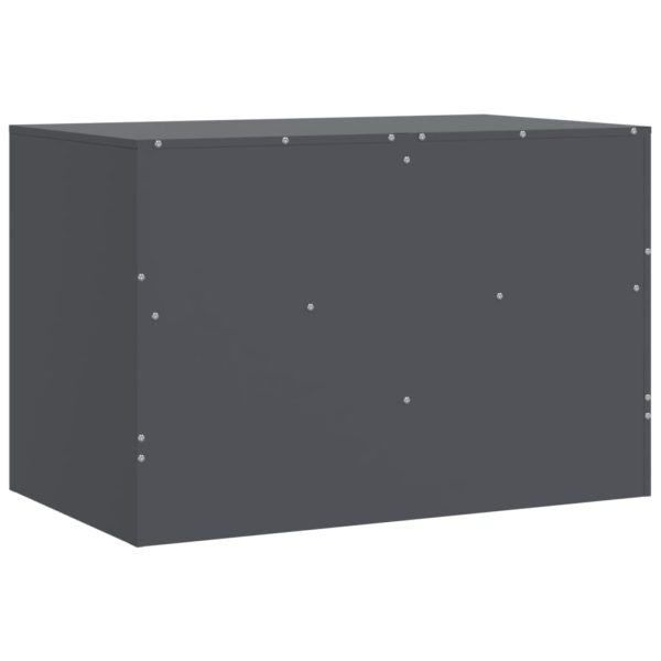 Móveis de TV 2 pcs 67x39x44 cm aço antracite - Image 8