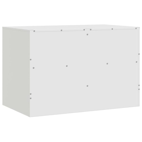Móveis de TV 2 pcs 67x39x44 cm aço branco - Image 8