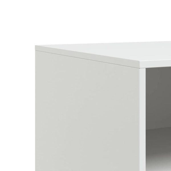 Móveis de TV 2 pcs 67x39x44 cm aço branco - Image 9