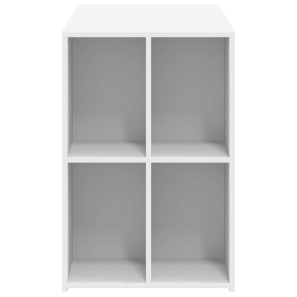 Secretária 102x50x75 cm derivados de madeira branco - Image 4