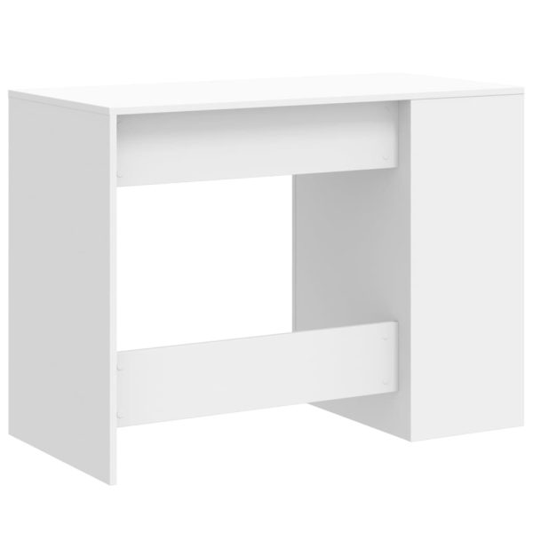 Secretária 102x50x75 cm derivados de madeira branco - Image 5