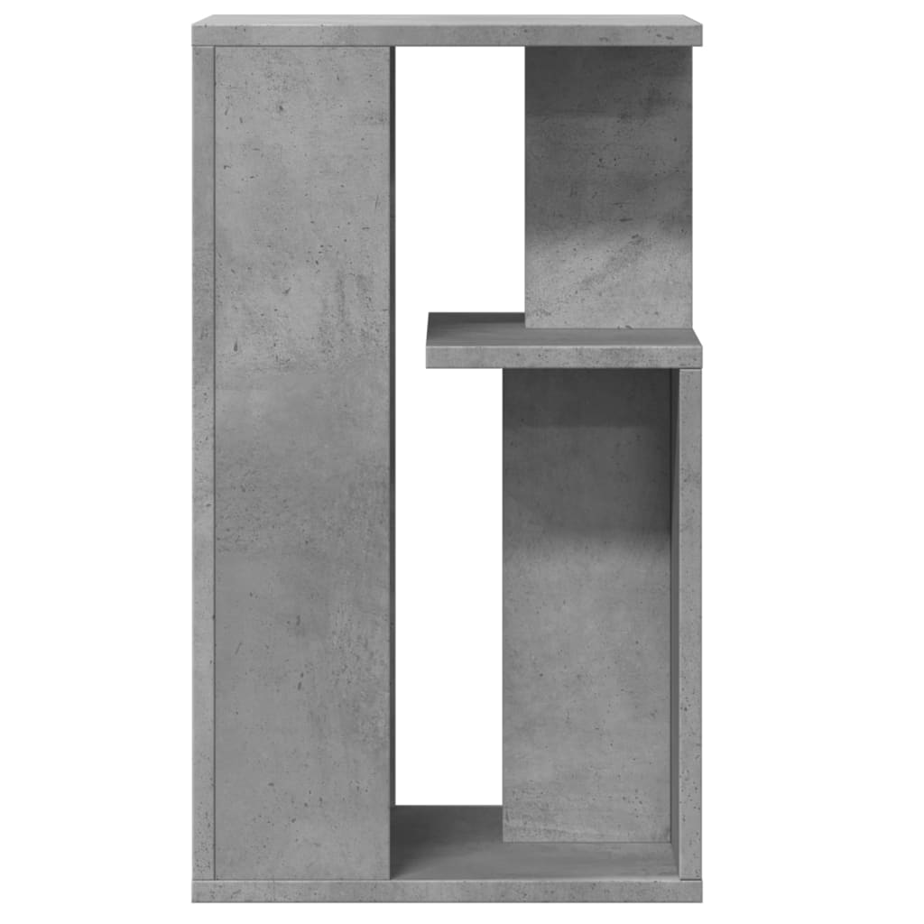 Mesa de apoio 35x35x60 cm derivados de madeira cinzento cimento - Image 4
