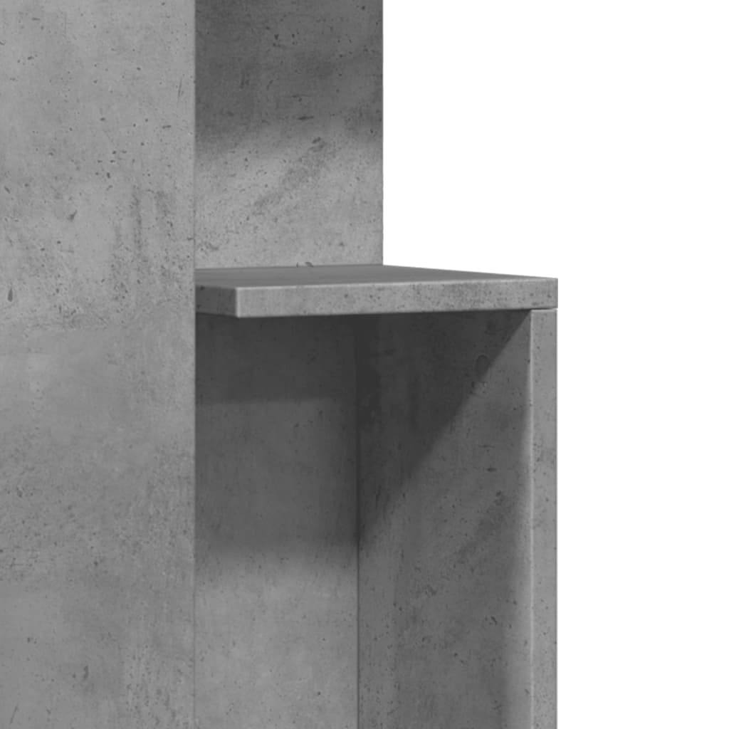 Mesa de apoio 35x35x60 cm derivados de madeira cinzento cimento - Image 7