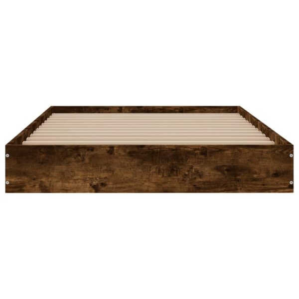 Estrutura cama s/ colchão derivados de madeira carvalho fumado - Image 3