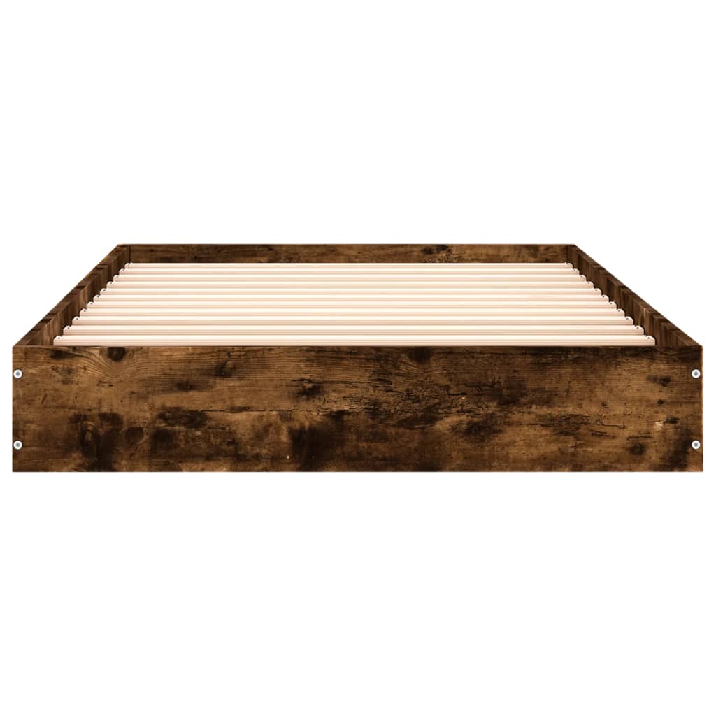 Estrutura cama s/ colchão derivados de madeira carvalho fumado - Image 3