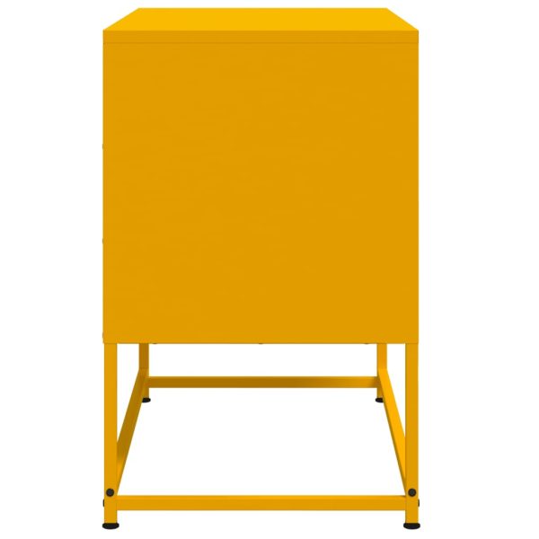 Móvel de TV 68,5x39x60,5 cm aço amarelo mostarda - Image 6