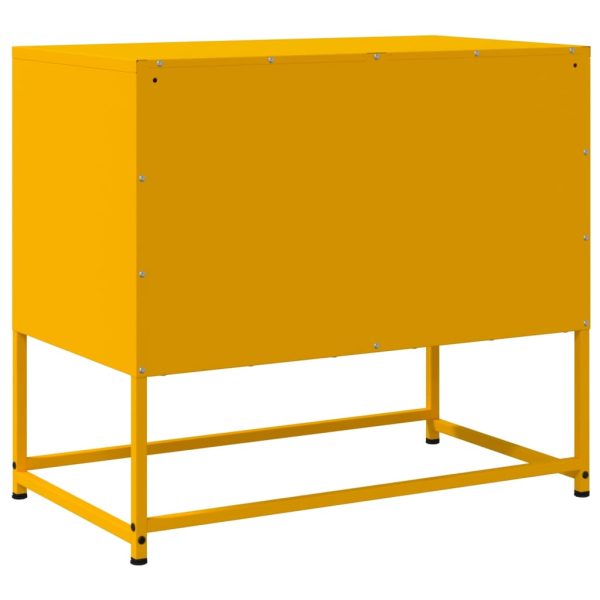 Móvel de TV 68,5x39x60,5 cm aço amarelo mostarda - Image 7