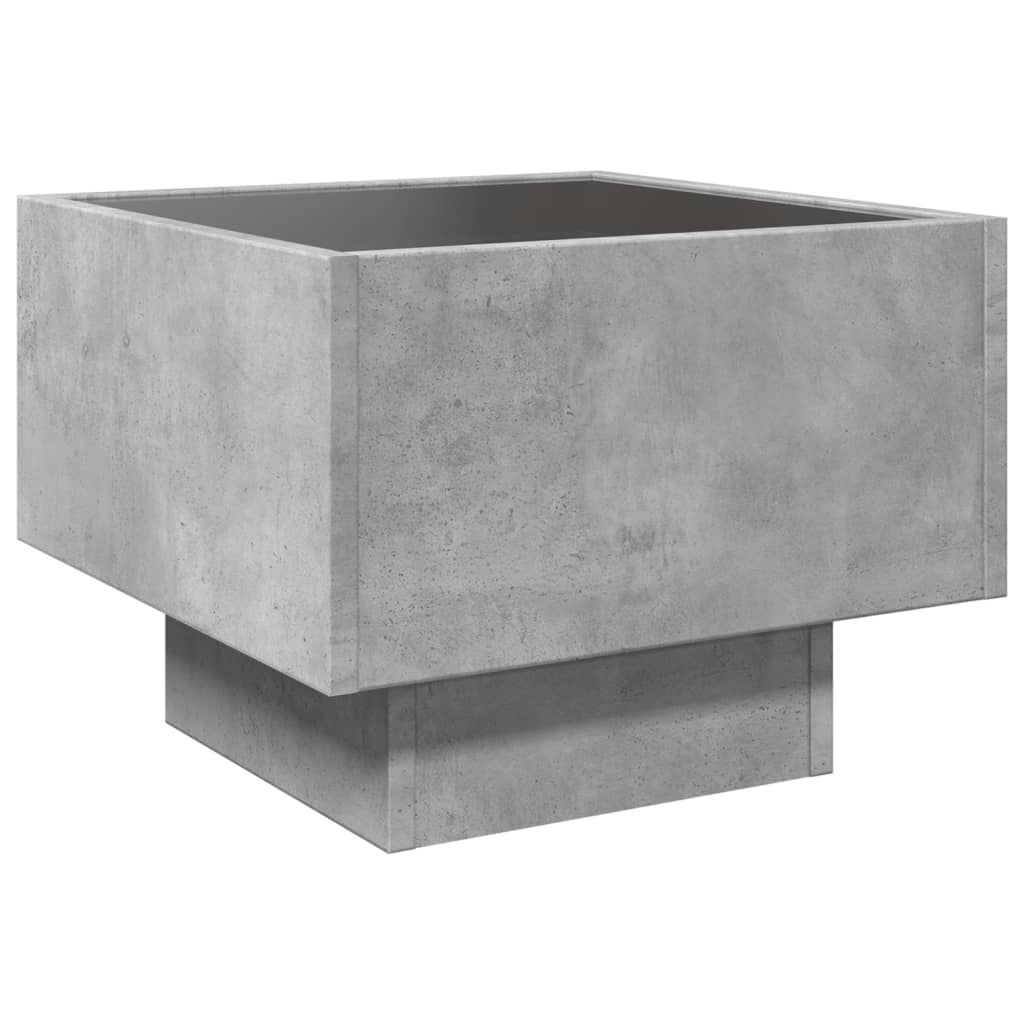 Mesa de apoio c/ LEDs 40x40x30 cm derivados de madeira - Image 7