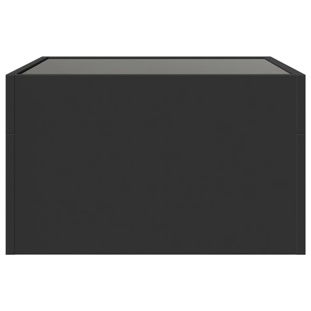 Mesa de centro luzes LED Infinity 50x50x30 cm preto - Image 6