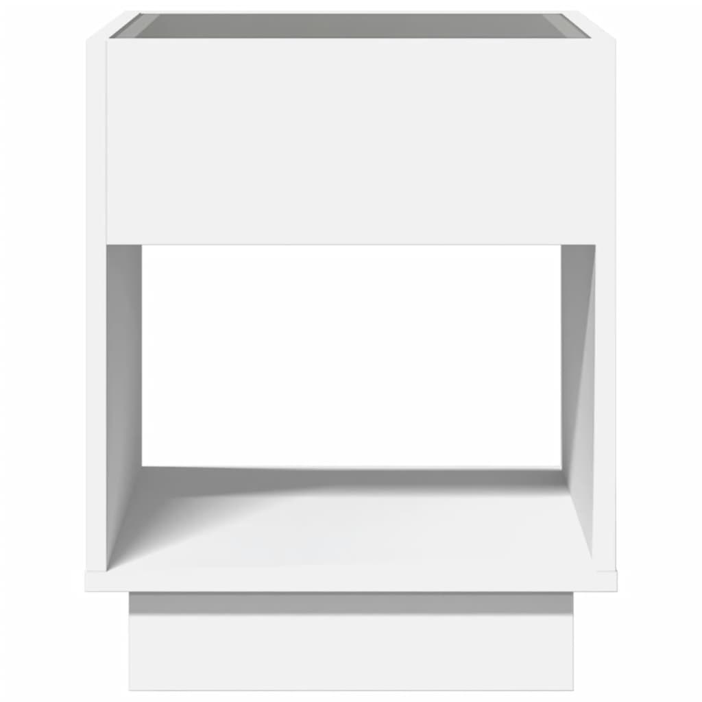 Mesa de centro luzes LED Infinity 40x40x50 cm branco - Image 5